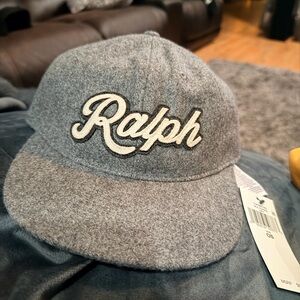Polo by Ralph Lauren Gray and Navy Cap hard to find epic